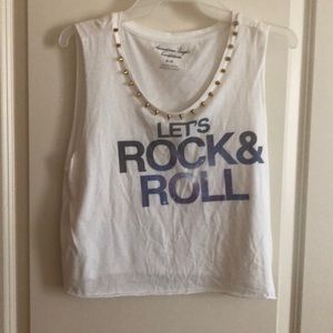 Rock and roll 🎸 crop top